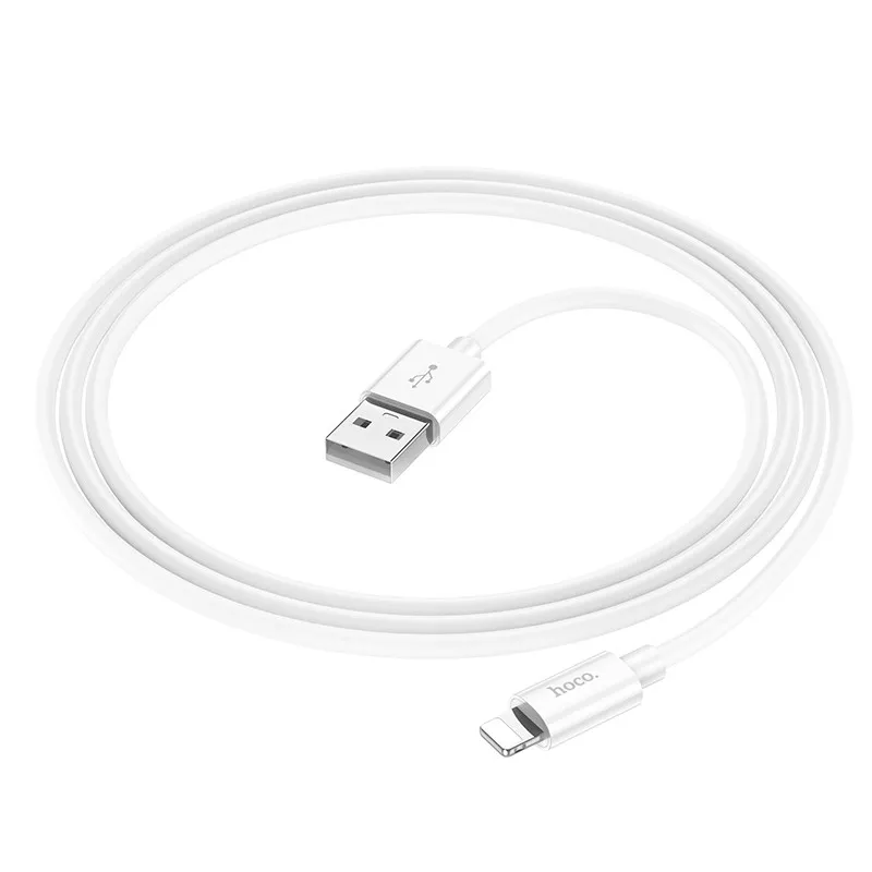 Дата кабель Hoco X87 Magic silicone USB to Lightning White — фото 5