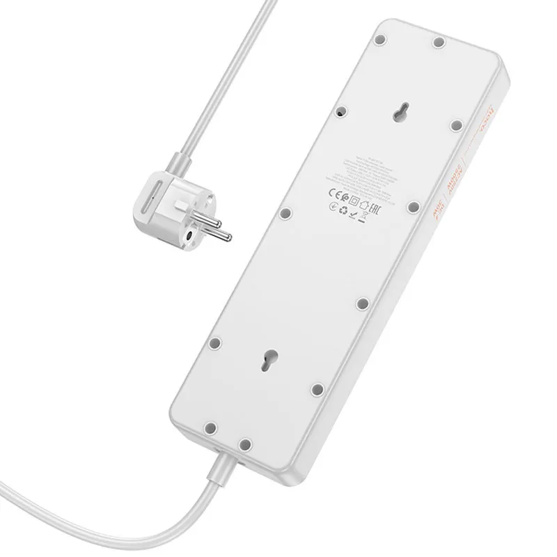 Подовжувач Hoco AC14A Rico PD30W White — фото 2