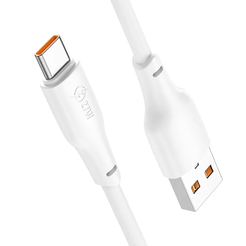 Дата кабель Hoco X93 Force USB to Type-C 27W White — фото 5