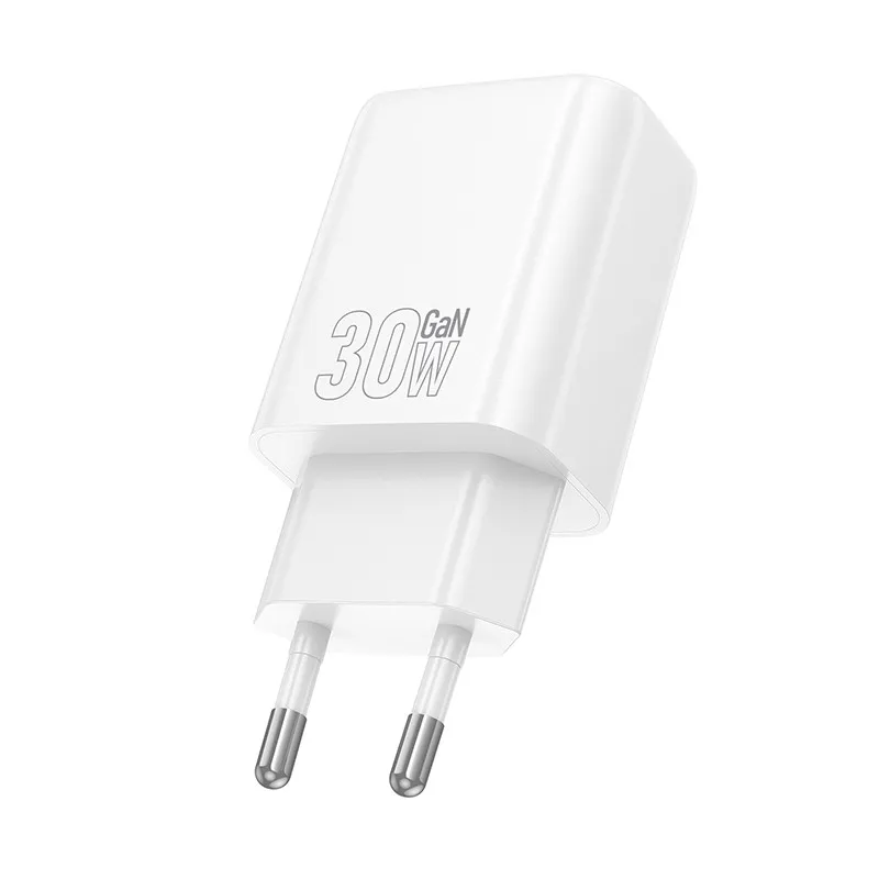 МЗП Hoco N63 Gentle PD30W+QC3.0 + кабель Type-C to Lightning White — фото 8