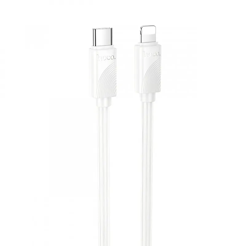 Дата кабель Hoco X114 Energy Type-C to Lightning 27W White