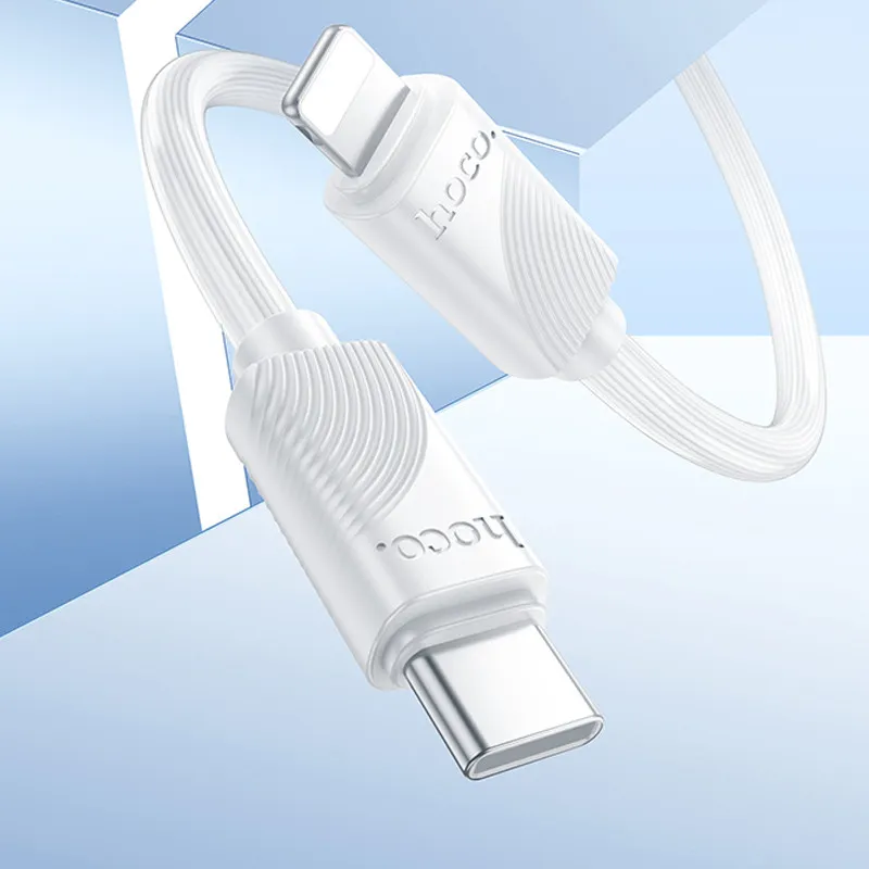 Дата кабель Hoco X114 Energy Type-C to Lightning 27W White — фото 3
