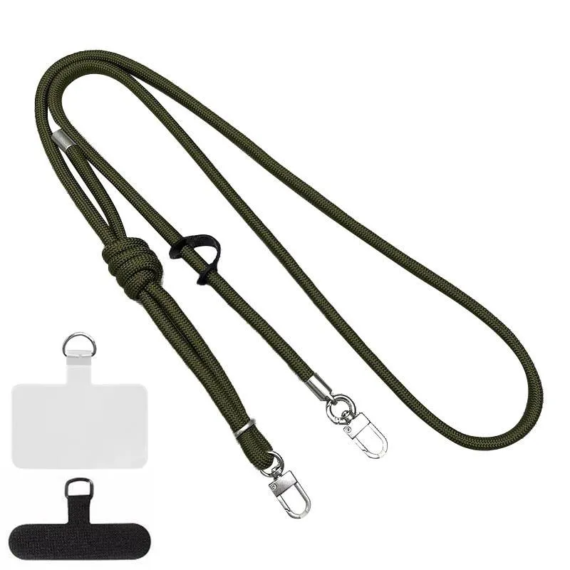 Шнурок з двумя креплениями (8мм) 150см Army Green