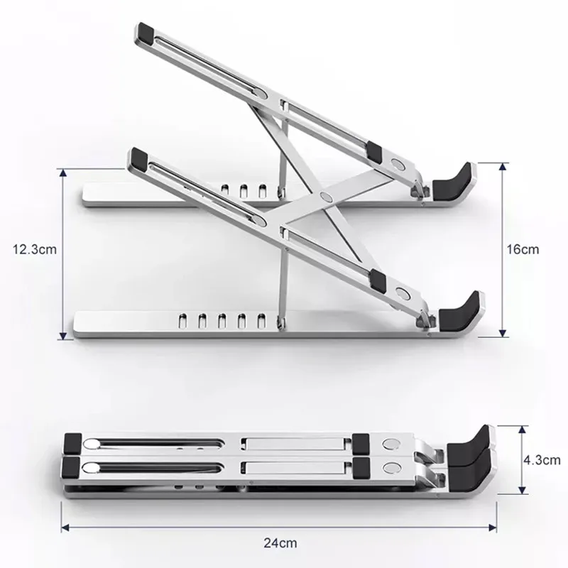 Підставка для ноутбуку WIWU S400 Laptop stand Silver — фото 5