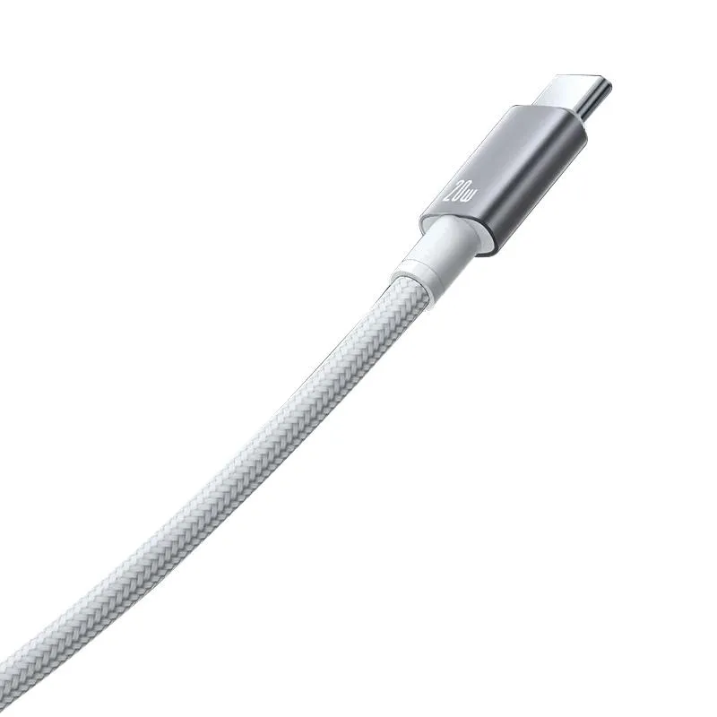 МЗП Usams US-CC261 GaN JC Ser. 20W + кабель Type-C to Type-C White — фото 3