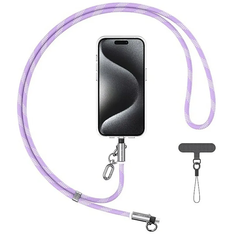 Дата кабель-шнурок Usams US-SJ746 Type-C to Lightning 30W Purple