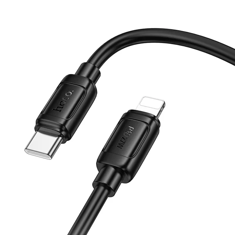 Дата кабель Hoco X115 Surpass Type-C to Lightning 27W Black — фото 2