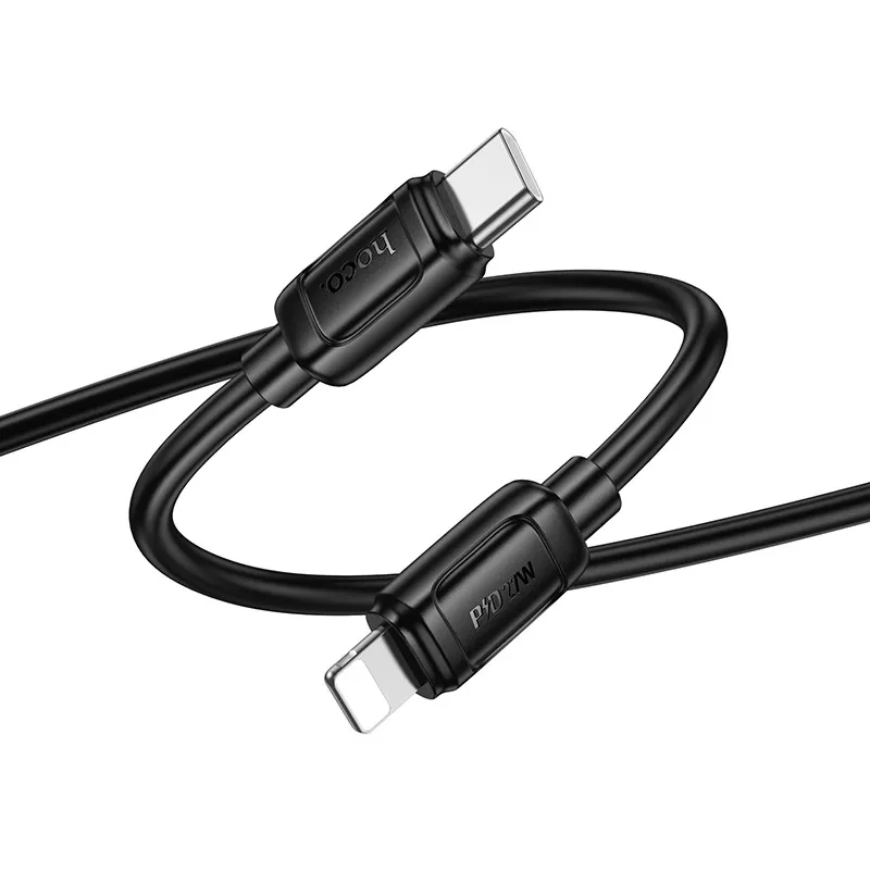 Дата кабель Hoco X115 Surpass Type-C to Lightning 27W Black — фото 3