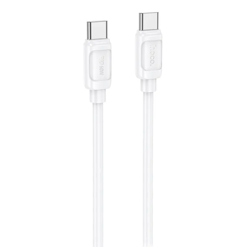 Дата кабель Hoco X115 Surpass Type-C to Type-C 60W White