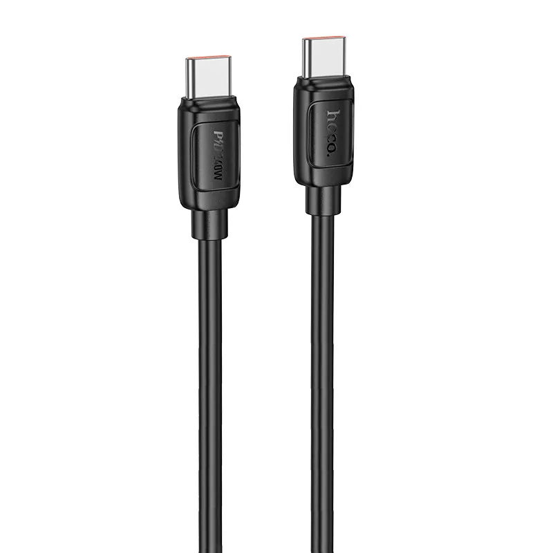Дата кабель Hoco X115 Surpass Type-C to Type-C 240W Black