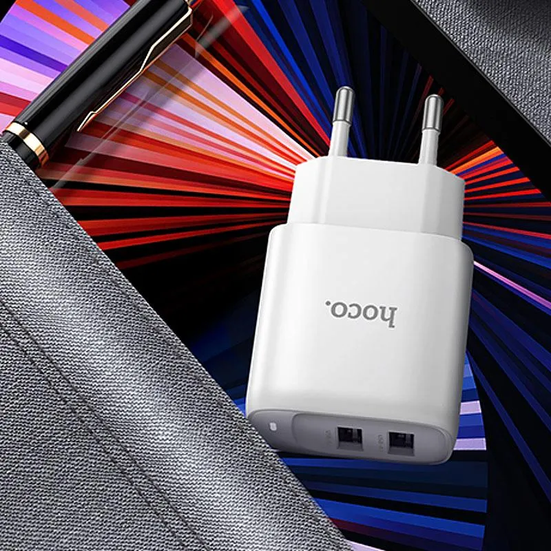 МЗП Hoco C141A Smart 2.1A White — фото 4
