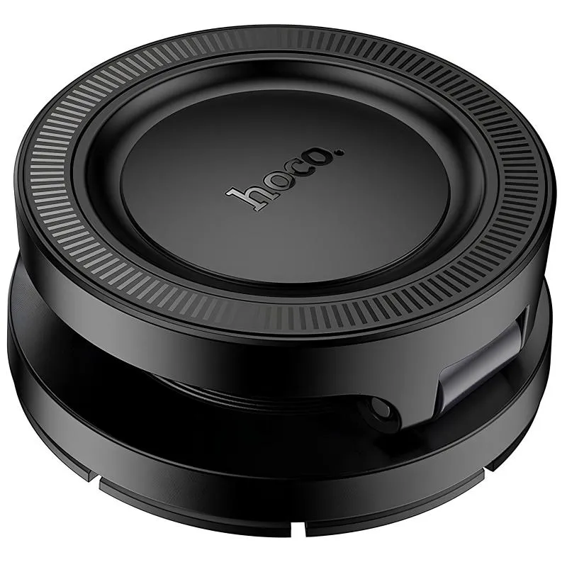 Автотримач Hoco H61 Show folding ring magnetic Black / Metal gray — фото 6
