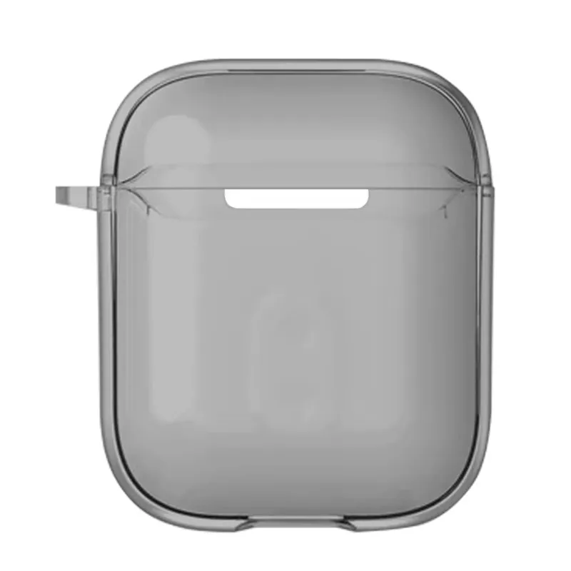 Футляр TPU Colorful для навушників Airpods 1/2 Black — фото 2