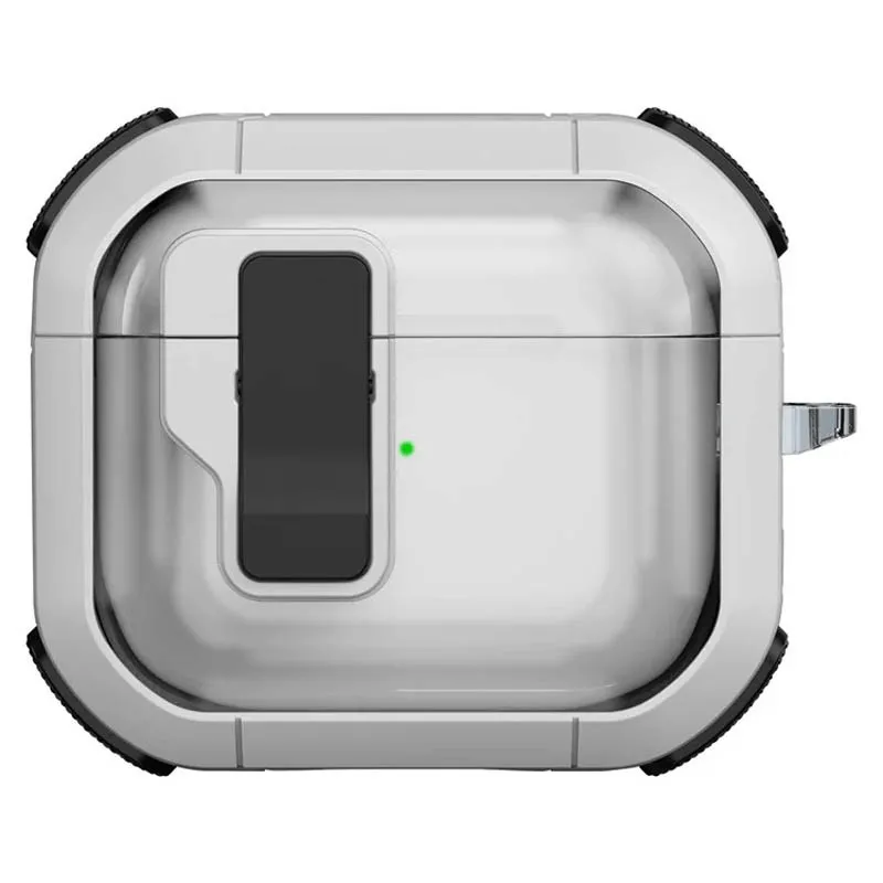 Футляр протиударний Locking Button для навушників Airpods 3 White
