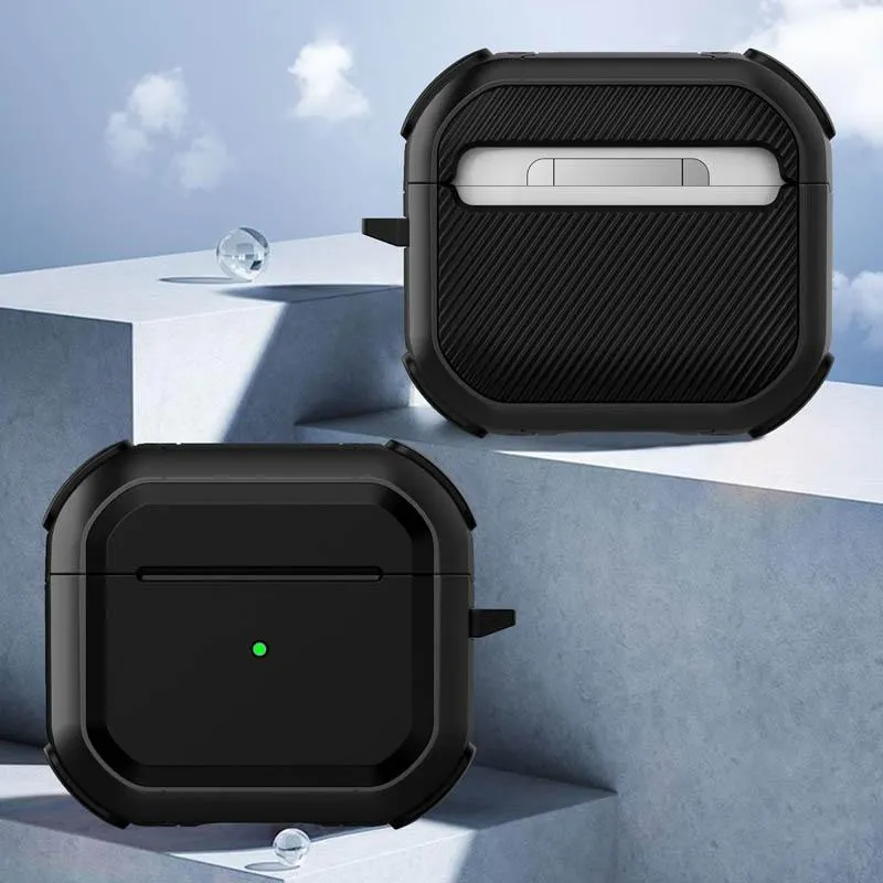 Футляр протиударний Black ed. для навушників Airpods 3 Black — фото 2