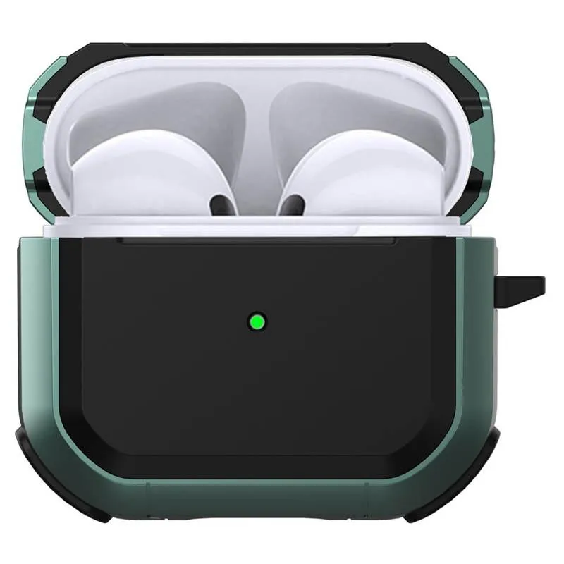 Футляр протиударний Black ed. для навушників Airpods Pro Apple Green — фото 2