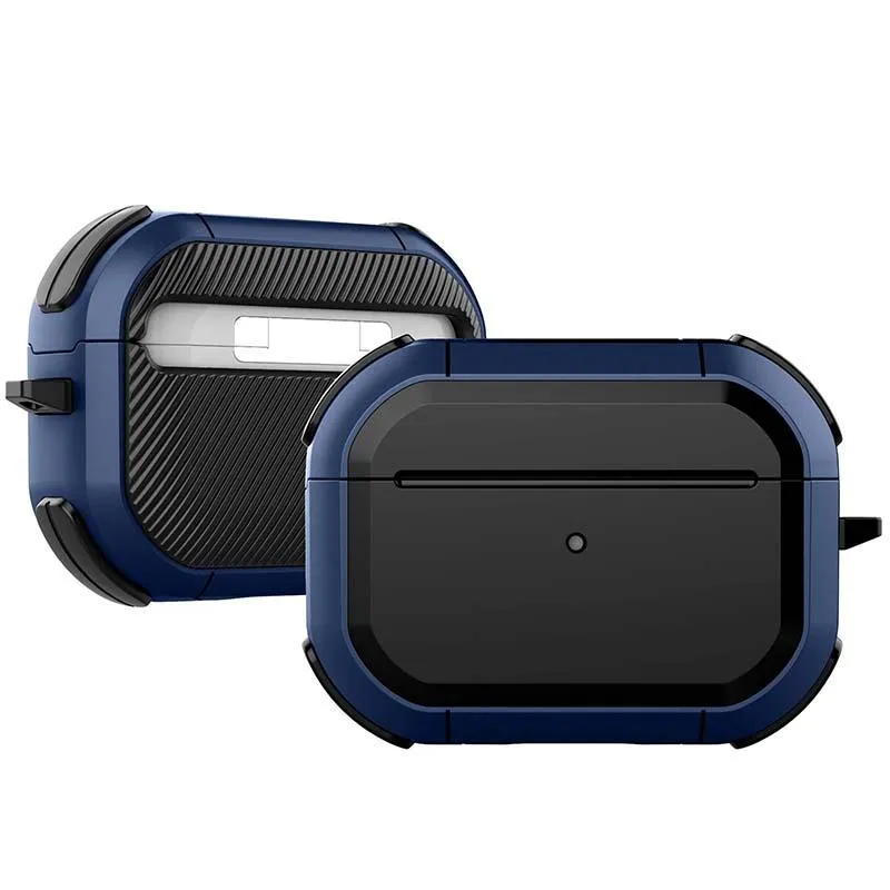Футляр протиударний Black ed. для навушників Airpods Pro Blue