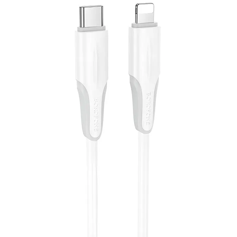 Дата кабель Borofone BX119 New Type-C to Lightning 27W White