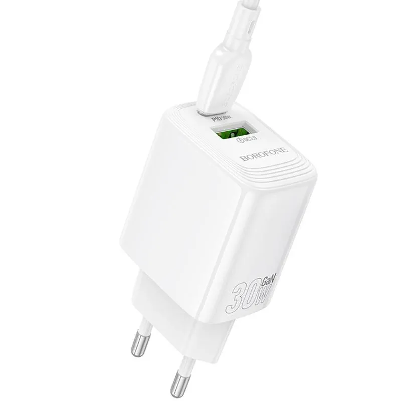 МЗП Borofone BN29 Fuente PD30W+QC3.0 White — фото 3