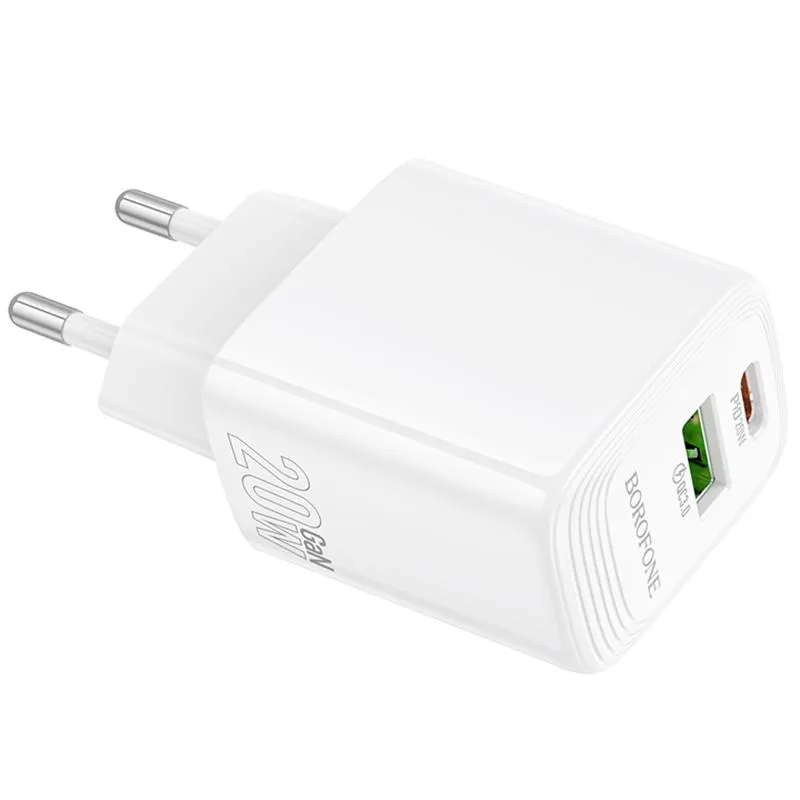 МЗП Borofone BN27 Fuente PD20W+QC3.0 White — фото 5