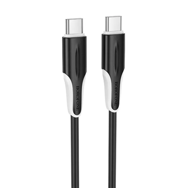Дата кабель Borofone BX119 New Type-C to Type-C 60W Black