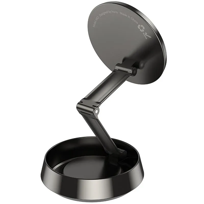 Автотримач Hoco H83 Metal ring magnetic Metal grey — фото 5