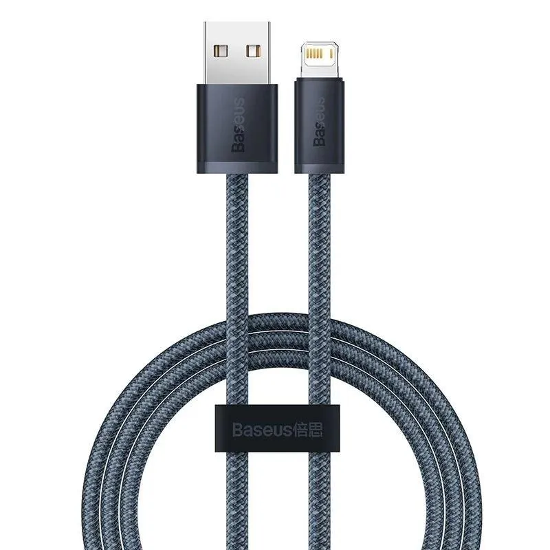 Дата кабель Baseus Dynamic Series USB to Lightning 2.4A Slate Gray