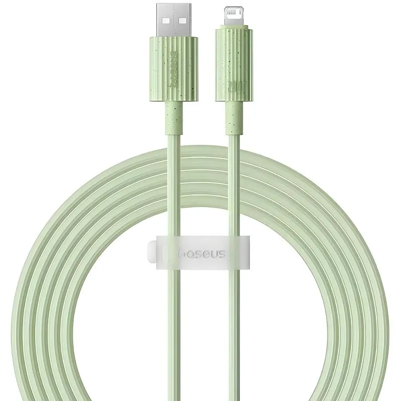 Дата кабель Baseus Habitat Series Fast Charging USB to Lightning 2.4A Natural Green