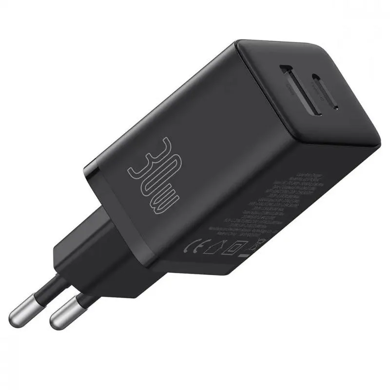 МЗП Baseus Cube Pro Fast Charger PD30W+QC3.0 Cluster Black