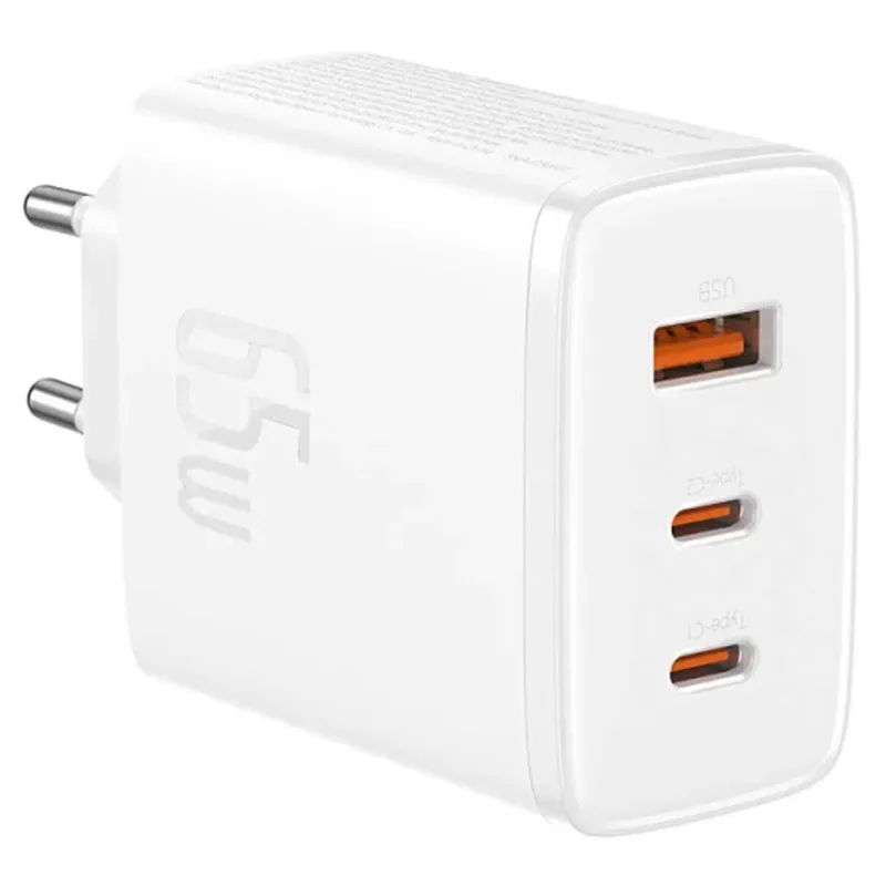 МЗП Baseus Cube Pro Fast Charger PD65W Moon White — фото 2