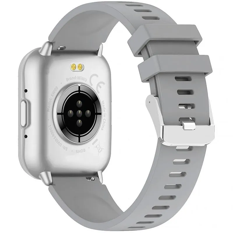 Смарт-годинник WiWU SW09 Smart sports watch Silver — фото 3