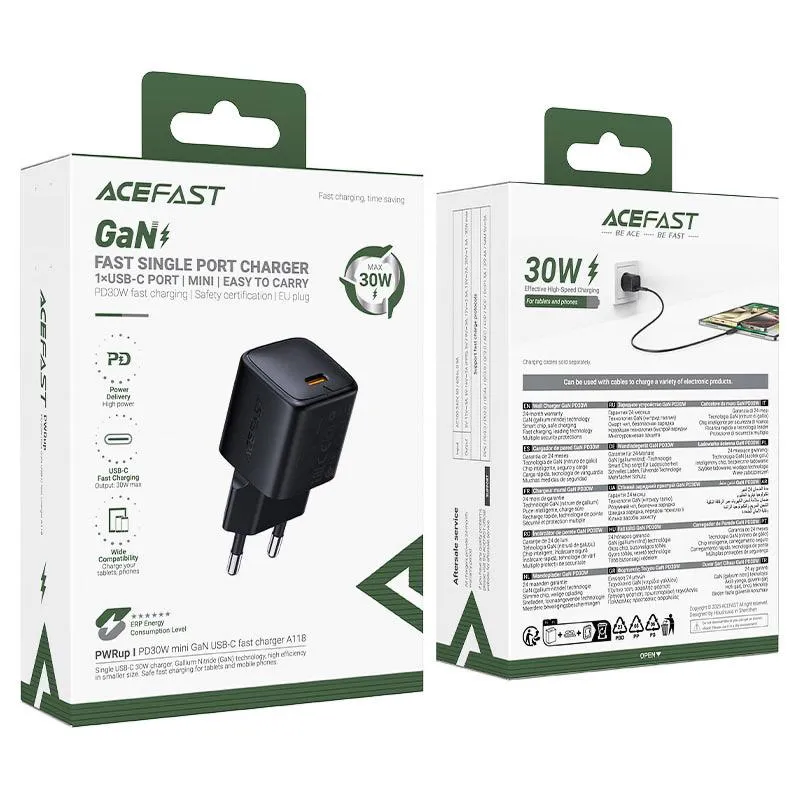МЗП Acefast A118 PD30W GaN Black — фото 2