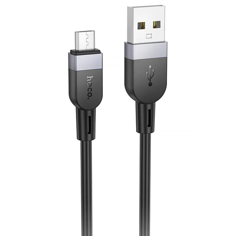 Дата кабель Hoco X109 Energy silicone USB to MicroUSB Black