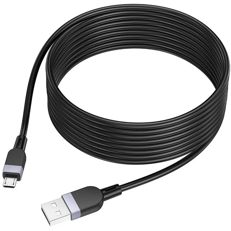 Дата кабель Hoco X109 Energy silicone USB to MicroUSB Black — фото 3