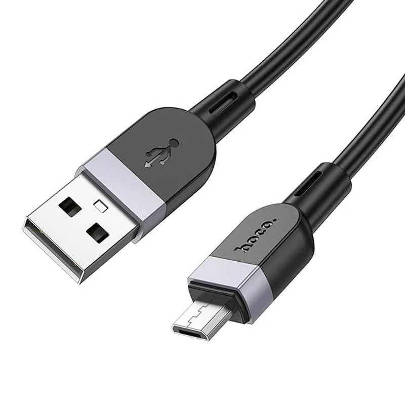 Дата кабель Hoco X109 Energy silicone USB to MicroUSB Black — фото 4