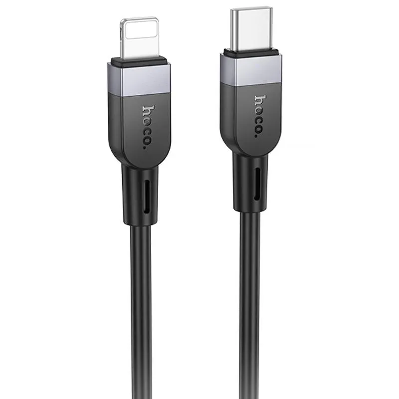 Дата кабель Hoco X109 Energy silicone Type-C to Lightning Black