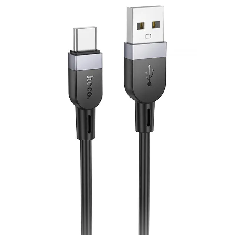 Дата кабель Hoco X109 Energy silicone USB to Type-C Black