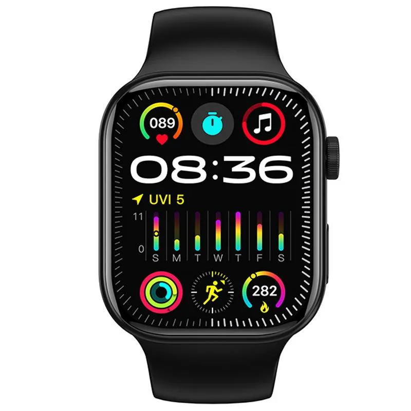 Смарт-годинник Borofone BD14 Plus Smart sports watch Black — фото 2