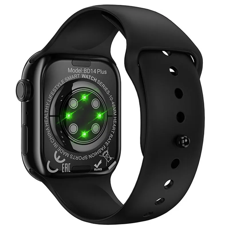 Смарт-годинник Borofone BD14 Plus Smart sports watch Black — фото 3