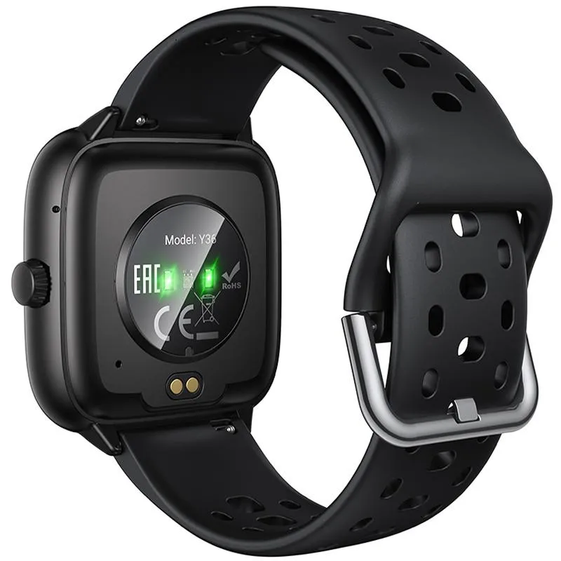 Смарт-годинник Hoco Y36 Smart sports watch Black — фото 3