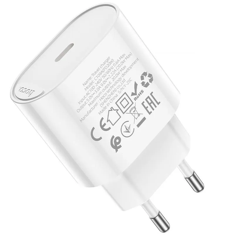 МЗП Hoco C109A Fighter PD20W White — фото 5