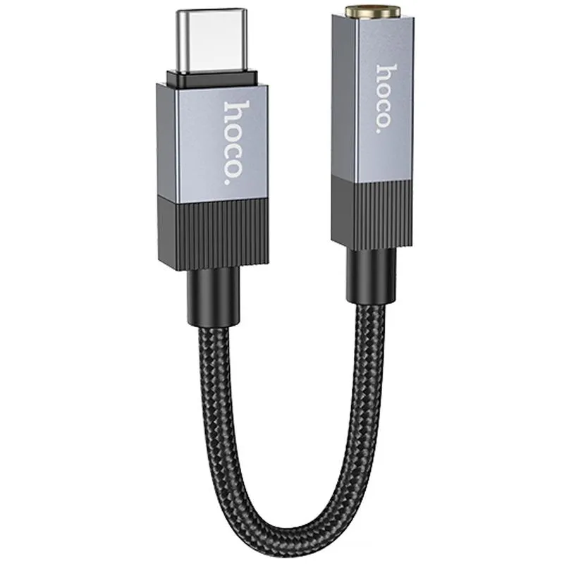 Перехідник Hoco UPA32C Type-C to 3.5mm Black