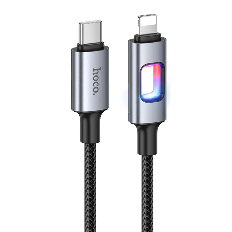 Дата кабель Hoco U144 New Type-C to Lightning 27W Black
