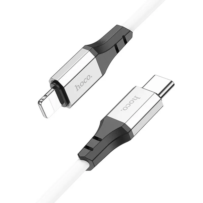 Дата кабель Hoco X86 Spear Type-C to Lightning 20W White — фото 2