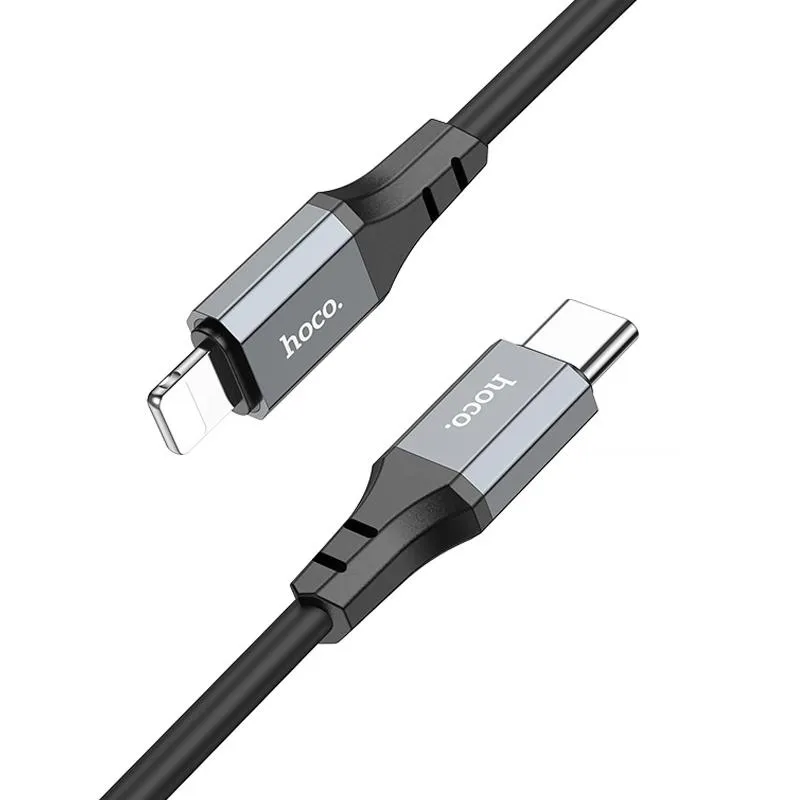 Дата кабель Hoco X86 Spear Type-C to Lightning 20W Black — фото 2