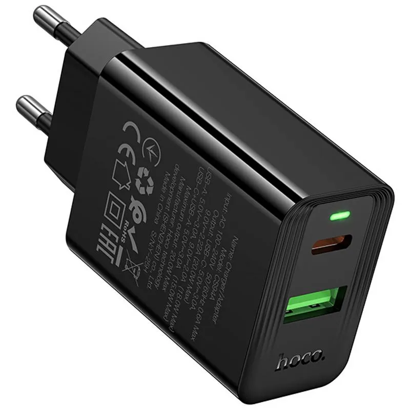 МЗП Hoco CS94A Leader PD20W+QC3.0 Black — фото 6