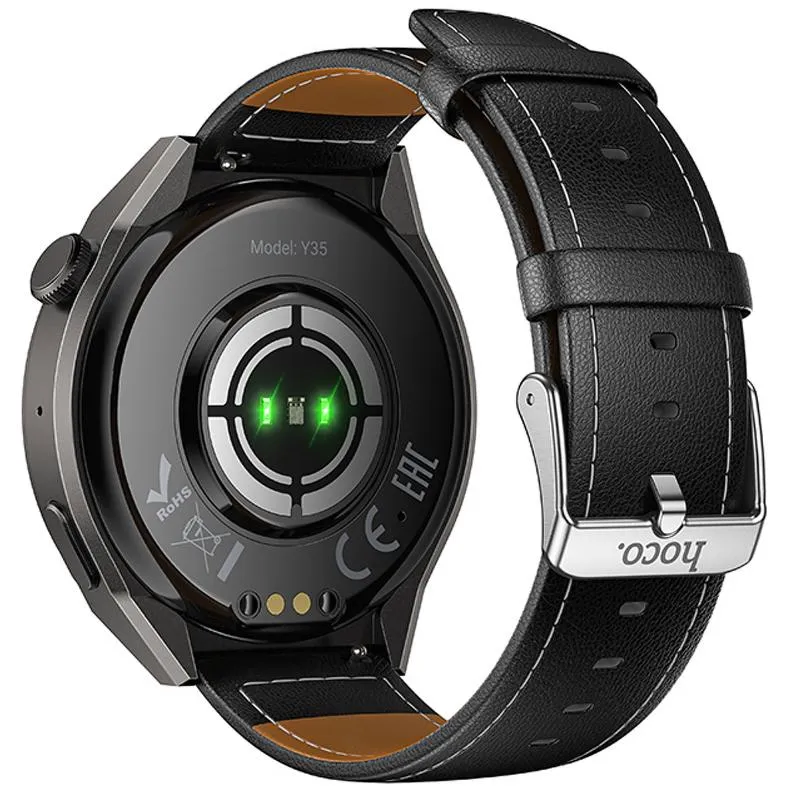 Смарт-годинник Hoco Y35 Smart sports watch Black — фото 2