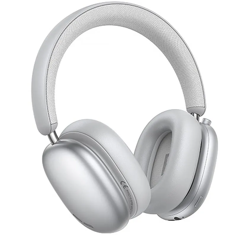 Накладні бездротові навушники Hoco W63 Triunfo ANC Silver