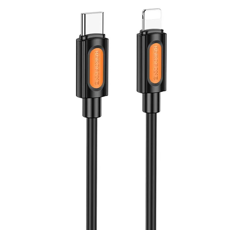 Дата кабель Borofone BX114 Structure Type-C to Lightning 27W Black