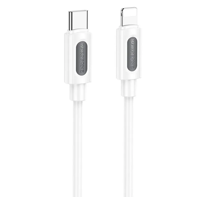 Дата кабель Borofone BX114 Structure Type-C to Lightning 27W White
